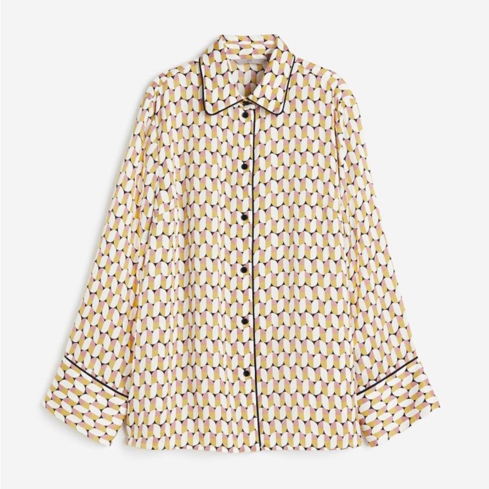 H&M Satin Button-down Shirt *SOLD OUT STYLE*
